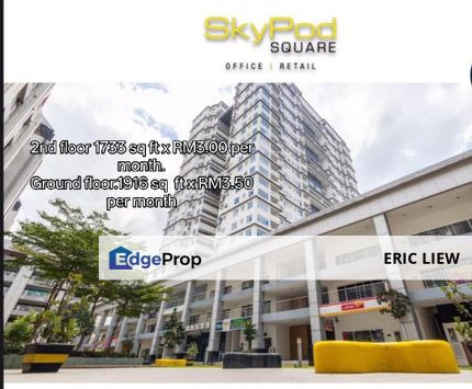  Retail ( 904  sq ft) @ Skypod Square (Commercial) Puchong , Selangor, Puchong