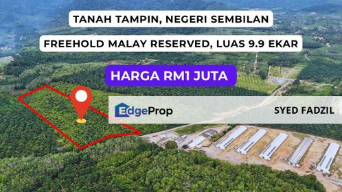 TANAH PERTANIAN NEGERI SEMBILAN (9.9 EKAR), Negeri Sembilan, Tampin