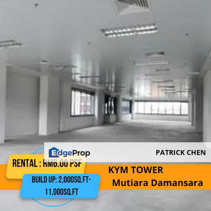 Mutiara Damansara MSC Office for rent @ Petaling Jaya - KYM Tower, Selangor, Mutiara Damansara