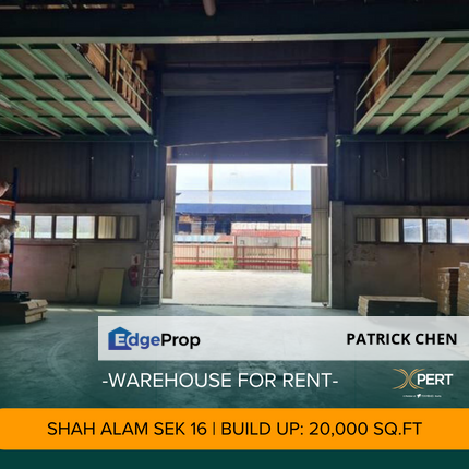  Warehouse for Rent @ Kawasan Perindustrian Sungai Rasau, Shah Alam Seksyen 16, Padang Jawa , Selangor, Shah Alam