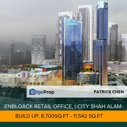 4sty En-block Building, Retail Office @ i-City Shah Alam, Setia Alam Klang Bandar Bukit Raja, Selangor, Shah Alam