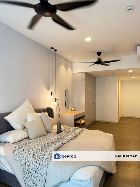 163 Mall, Modern Cozy 1-Bedroom with Living Room, Fully Furnished, Mont Kiara, Kuala Lumpur, Mont Kiara