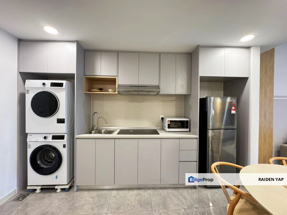 Fully Furnished 163 Mall, Modern Cozy 1-Bedroom with Living Room, , Mont Kiara, Kuala Lumpur, Mont Kiara