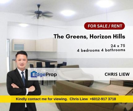 The Greens 2-storey superlink no west sun, Johor, Horizon Hills