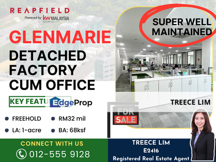 Hot Deal! Prime Detached Warehouse & Office – Unbeatable Opportunity!, Selangor, Shah Alam