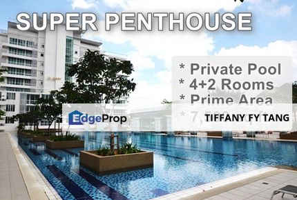 EmbassyView Super Penthouse, 4+2 rooms, 7,500 sft, High Ceiling, Spacious wt Spectacular KL View, Kuala Lumpur, Taman U-Thant