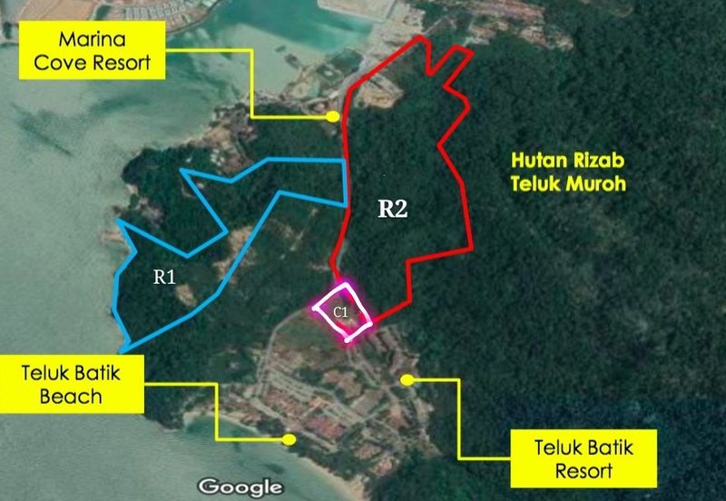 Teluk Batik - residential resort land (28.56ac)