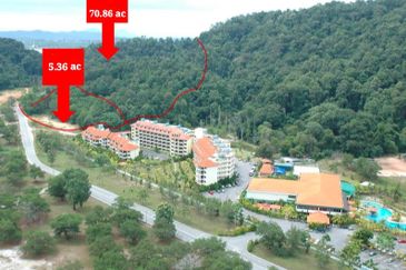 Teluk Batik-residential 70.86ac, commercial 5.36ac