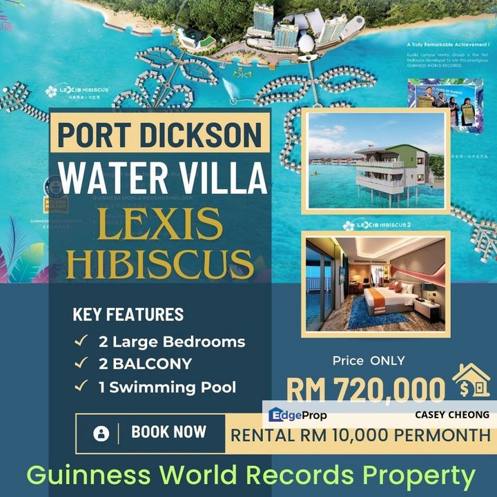 Lexis Hibiscus 2 Water Villa Swimming Pool Port Dickson GRR 6% Guiness World Record, Negeri Sembilan, Port Dickson