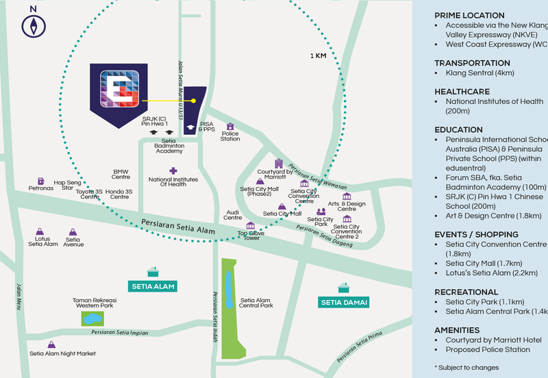 EDUSENTRAL SETIA ALAM OFFICE UNIT FOR SALE