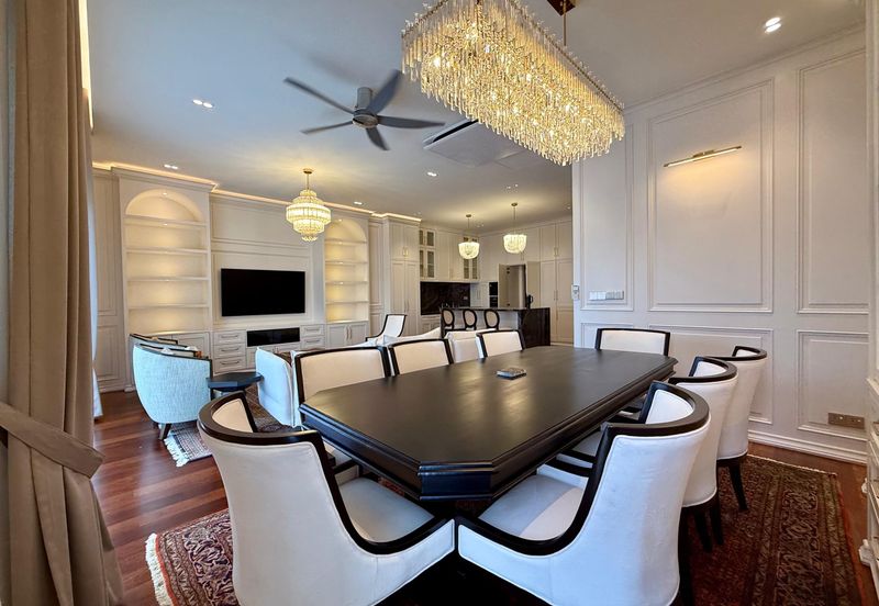 BEAUTIFUL ID! FULLY FURNISHED! Lower Unit Duplex Townhouse @ Serene Mont Kiara, KL