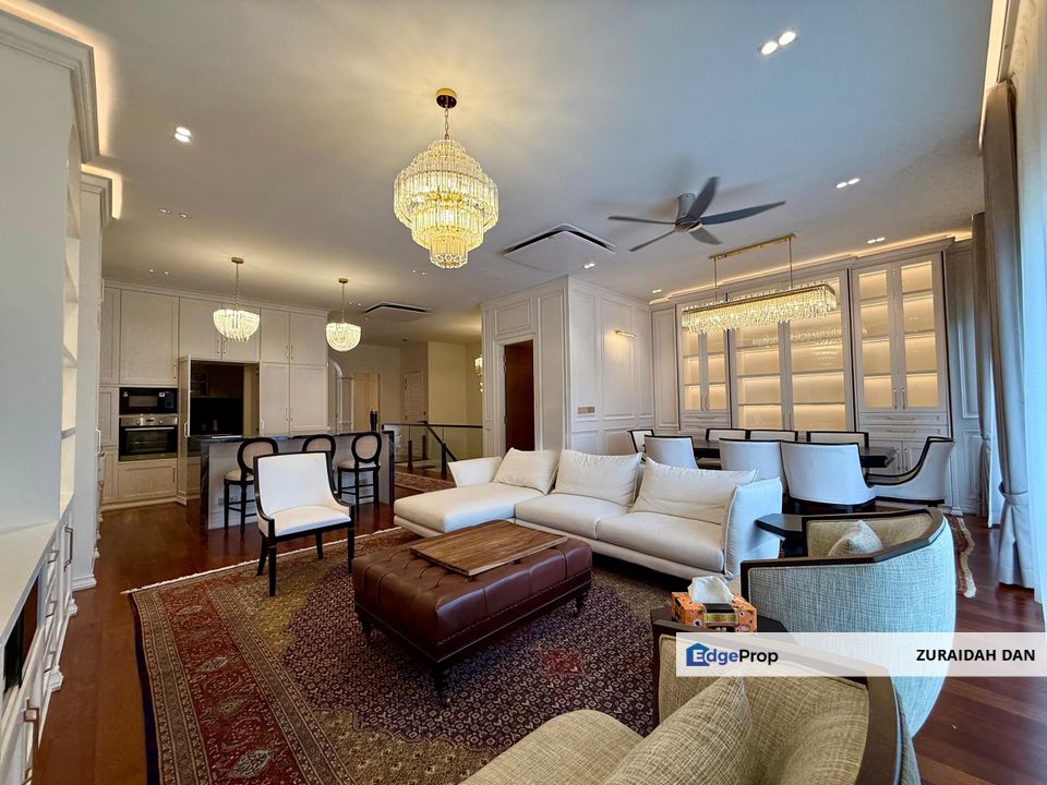 BEAUTIFUL ID! FULLY FURNISHED! Lower Unit Duplex Townhouse @ Serene Mont Kiara, KL, Kuala Lumpur, Mont Kiara