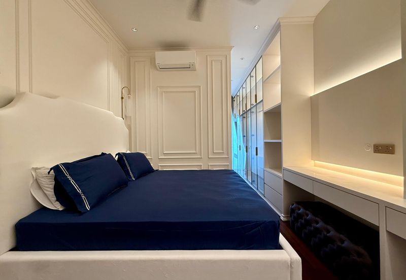 BEAUTIFUL ID! FULLY FURNISHED! Lower Unit Duplex Townhouse @ Serene Mont Kiara, KL