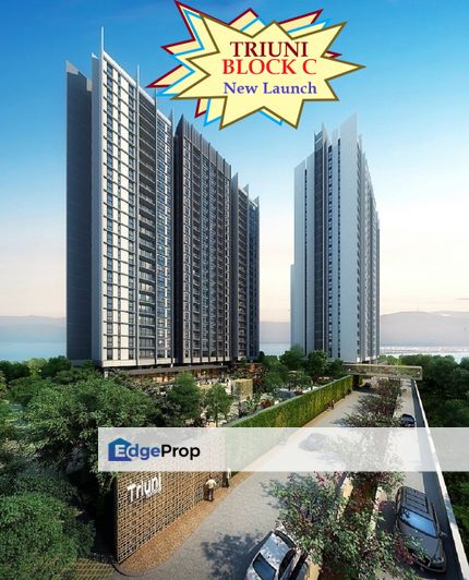 ⭐ Triuni Residences, New Luxury Condo with Full Fecilities for All Generations in Gelugor (1,949sf), Penang, Batu Uban