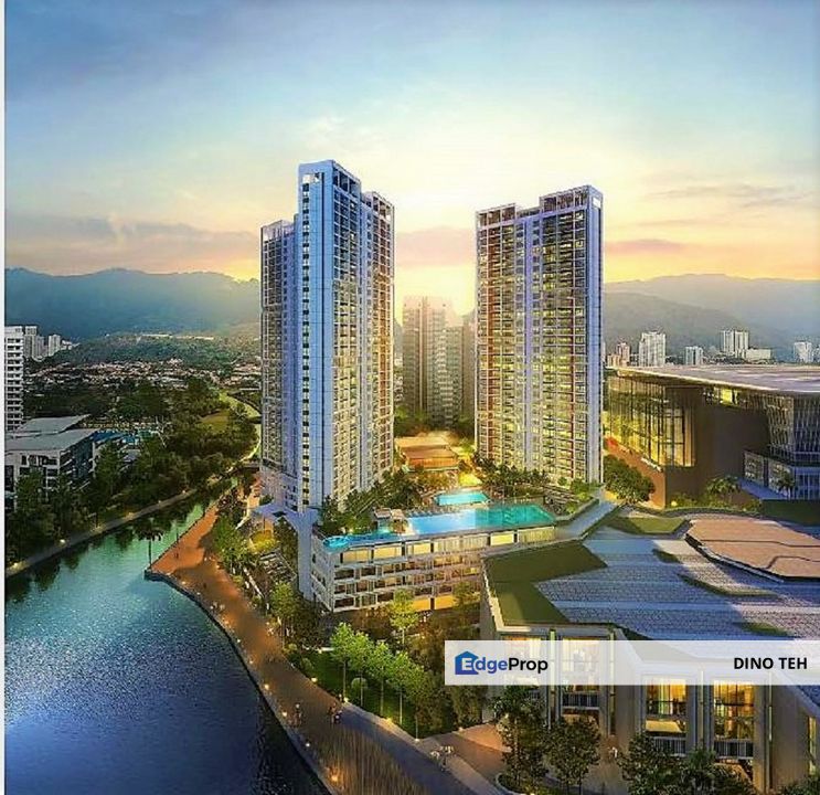 ⭐ Integrated Waterfront Seaview Condo with Shopping Mall and Al Fresco at The Light City, Penang, Gelugor