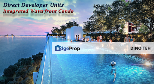 ⭐ Integrated Waterfront Seaview Condo with Shopping Mall and Al Fresco at The Light City, Penang, Gelugor