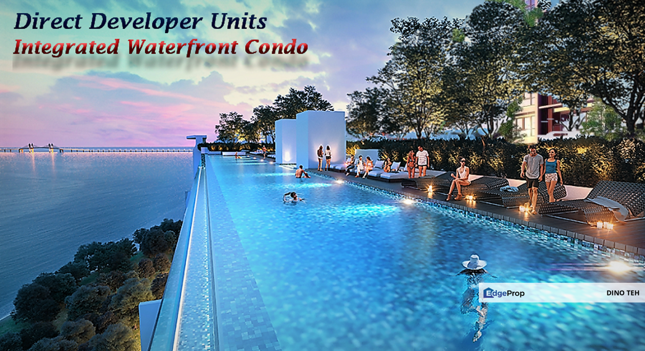 ⭐ Integrated Waterfront Seaview Condo with Shopping Mall and Al Fresco at The Light City, Penang, Gelugor