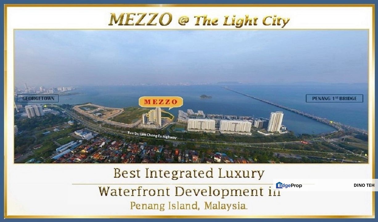 ⭐ Integrated Waterfront Seaview Condo with Shopping Mall and Al Fresco at The Light City, Penang, Gelugor