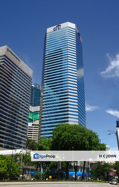 Menara Citibank KLCC Grade A Sky Office Floor closeby to Train stations, Kuala Lumpur, KLCC