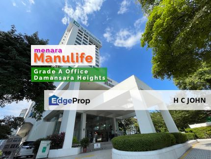 Menara Manulife Damansara Heights Grade A Vacant and Furnished Offices with easy access to Train station, Kuala Lumpur, Damansara Heights